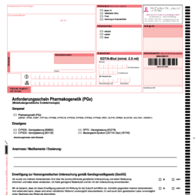 Anforderungsschein Pharmakogenetik 